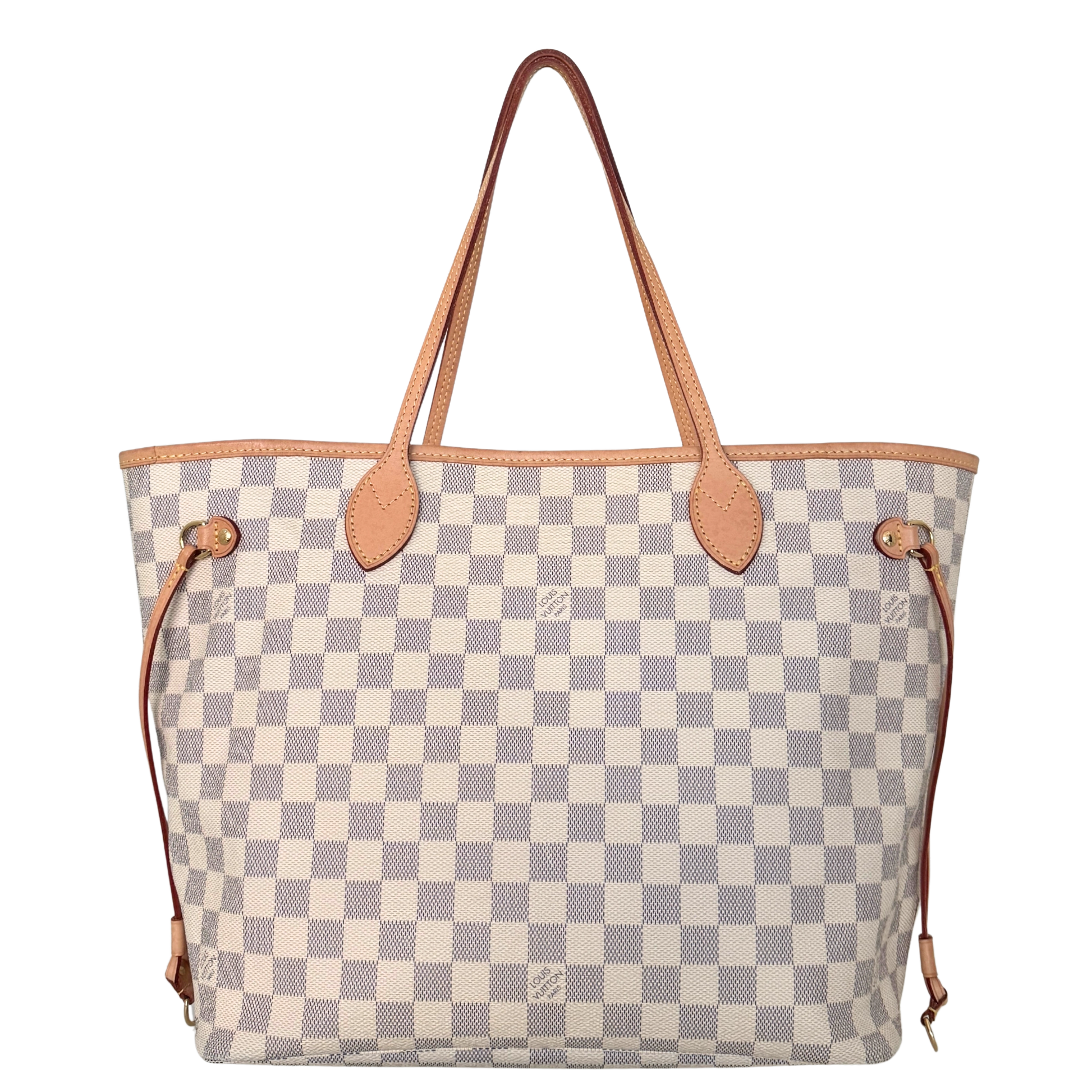 Louis Vuitton Neverfull MM Damier Azur Canvas Beige Fullset / sehr gut Louis Vuitton