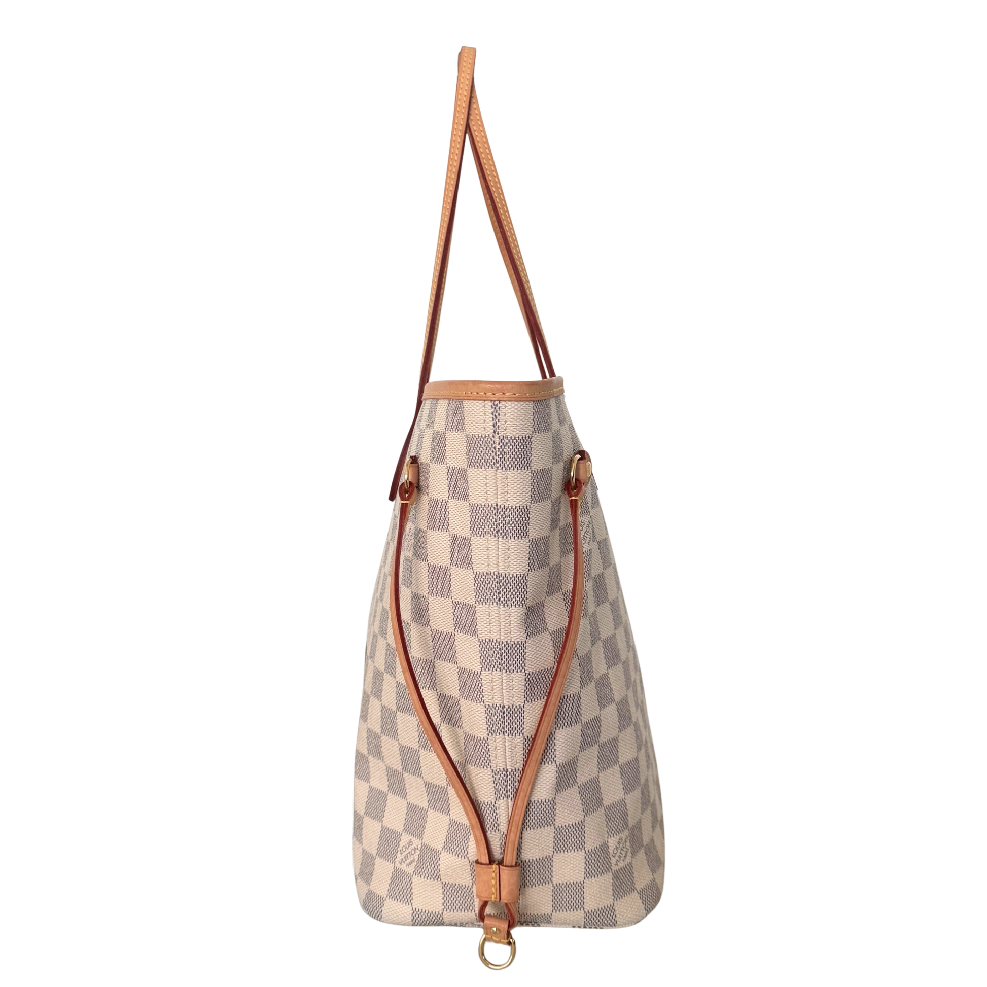 Louis Vuitton Neverfull MM Damier Azur Canvas Beige Fullset / sehr gut Louis Vuitton