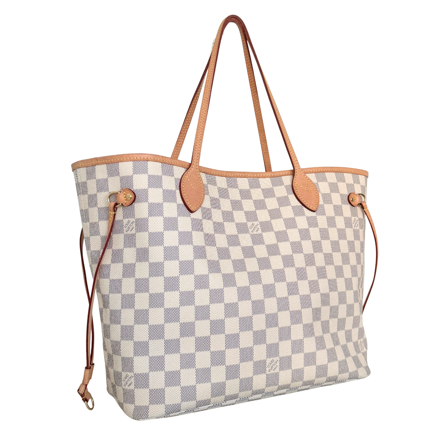 Louis Vuitton Neverfull MM Damier Azur Canvas Beige Fullset / sehr gut Louis Vuitton