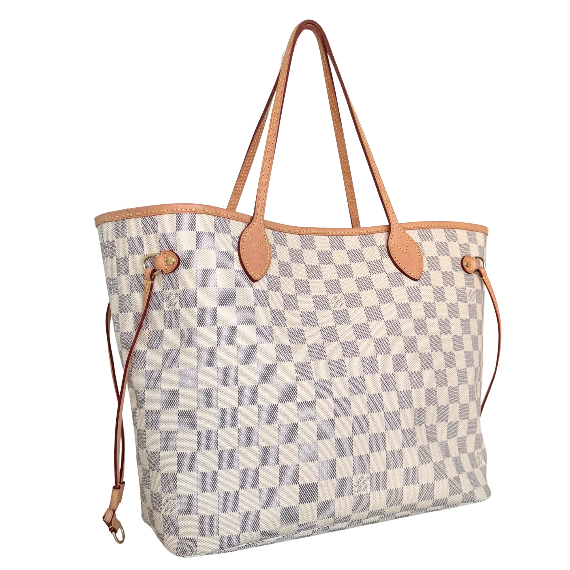 Louis Vuitton Neverfull MM Damier Azur Canvas Beige Fullset / sehr gut Louis Vuitton