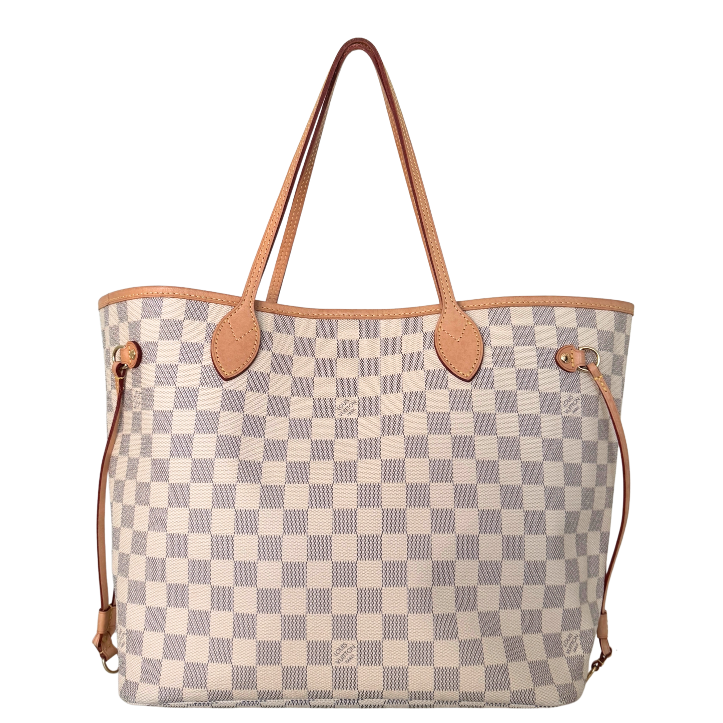 Louis Vuitton Neverfull MM Damier Azur Canvas Beige Fullset / sehr gut Louis Vuitton