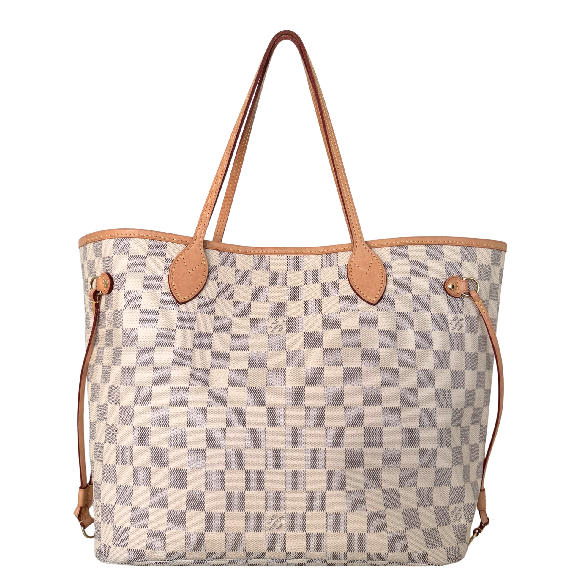 Louis Vuitton Neverfull MM Damier Azur Canvas Beige Fullset / sehr gut Louis Vuitton