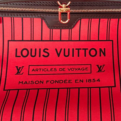 Louis Vuitton Neverfull MM Damier Ebene Canvas N41358 Braun / neuwertig Louis Vuitton