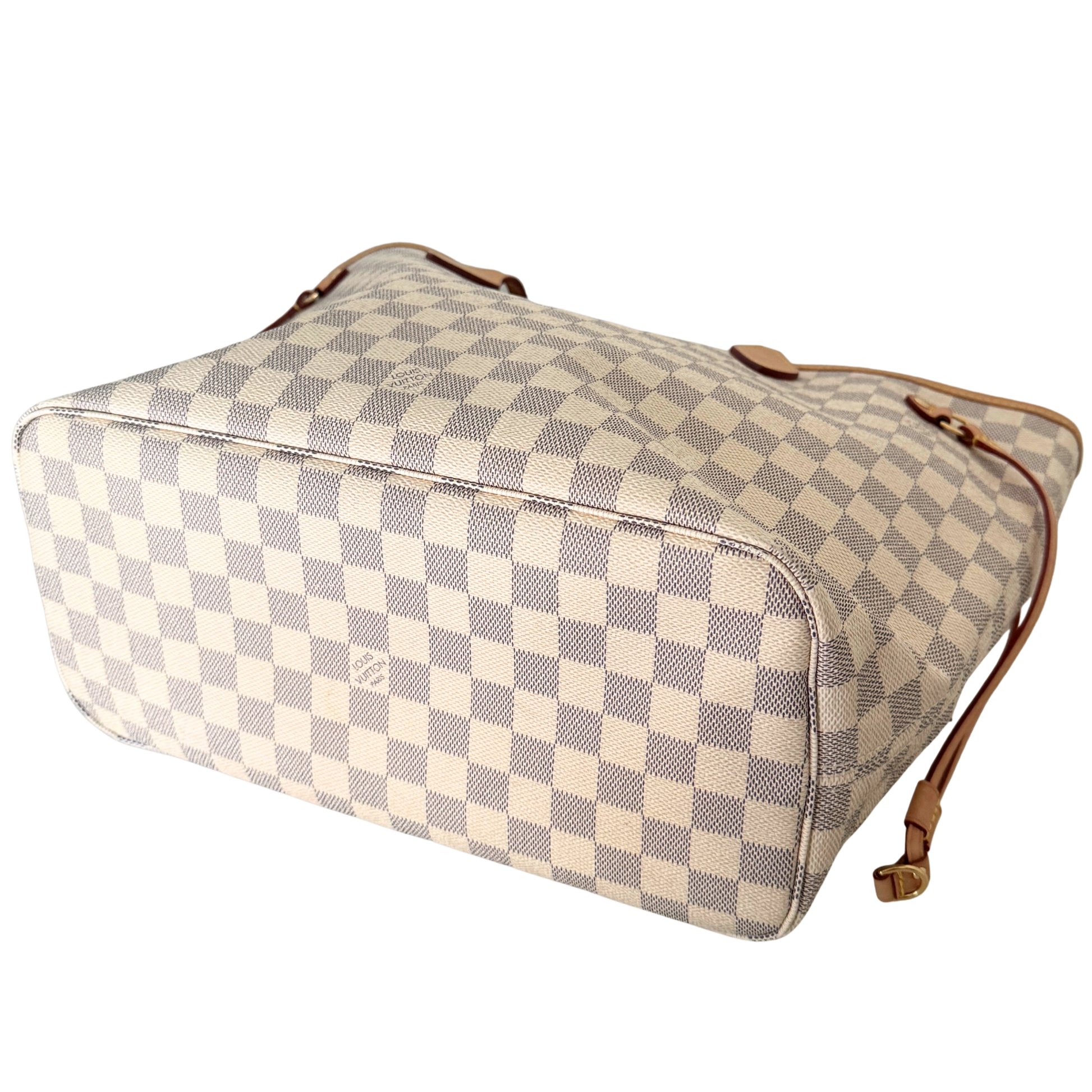 Louis Vuitton Neverfull MM Damier Azur Canvas Beige Fullset / sehr gut Louis Vuitton