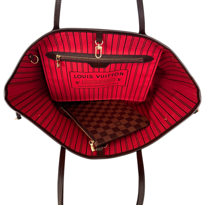 Louis Vuitton Neverfull MM Damier Ebene Canvas N41358 Braun / neuwertig Louis Vuitton