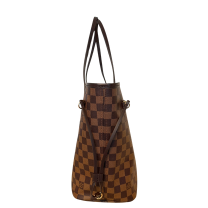 Louis Vuitton Neverfull MM Damier Ebene Braun Fullset 2025 / neuwertig