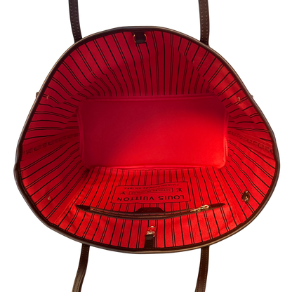 Louis Vuitton Neverfull MM Damier Ebene Braun Fullset 2025 / neuwertig