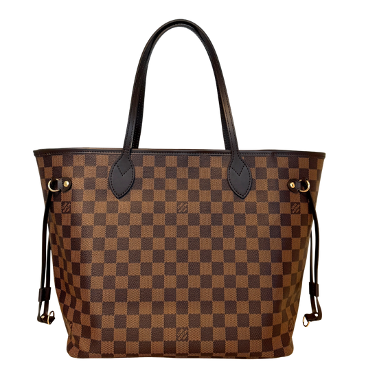 Louis Vuitton Neverfull MM Damier Ebene Braun Fullset 2025 / neuwertig