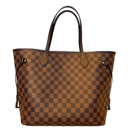Louis Vuitton Neverfull MM Damier Ebene Braun Fullset 2025 / neuwertig