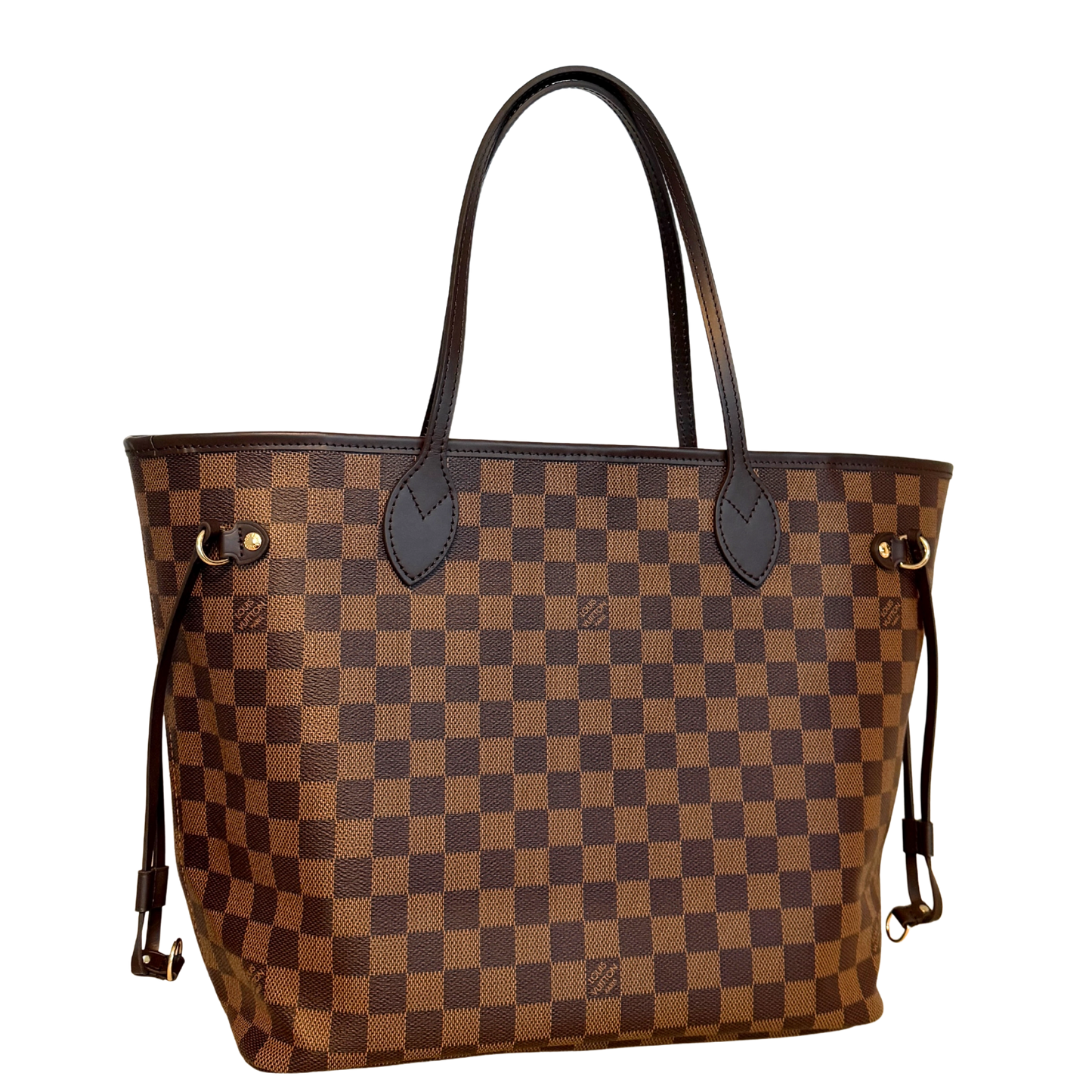 Louis Vuitton Neverfull MM Damier Ebene Braun Fullset 2025 / neuwertig