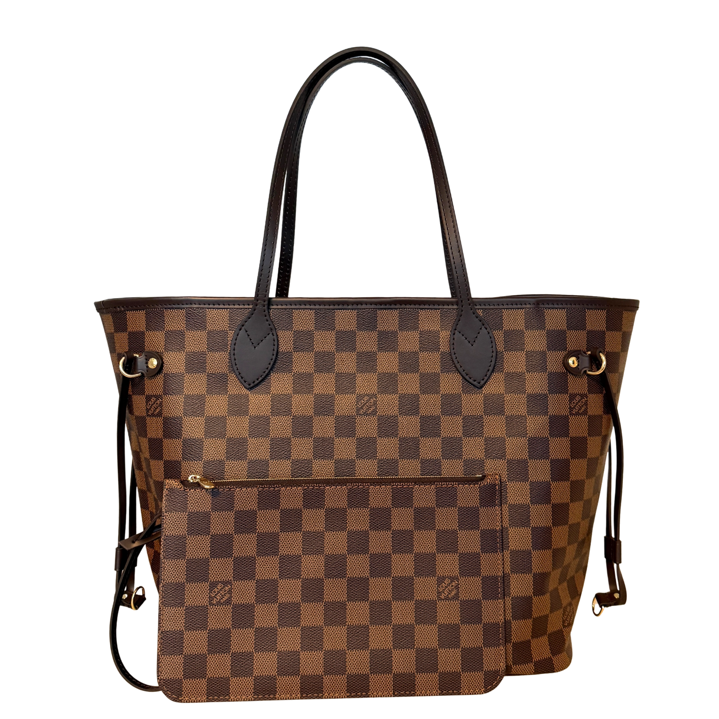 Louis Vuitton Neverfull MM Damier Ebene Braun Fullset 2025 / neuwertig