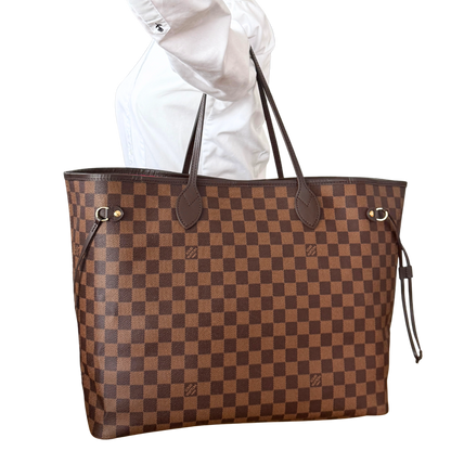 Louis Vuitton Neverfull GM Damier Ebene N41357 Braun Fullset / neuwertig Louis Vuitton