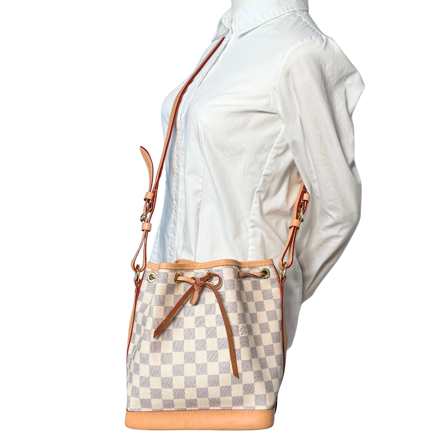 Louis Vuitton Noé BB Damier Azur Canvas Beige Fullset / sehr gut