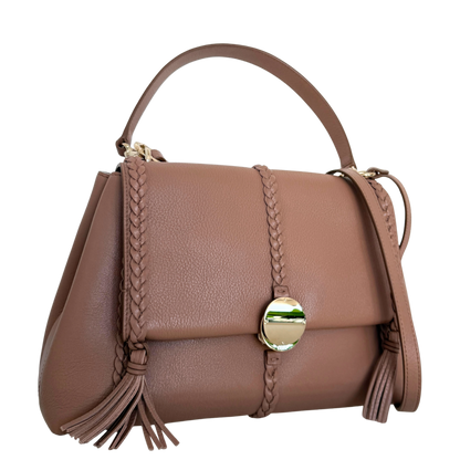 Chloé Penelope Medium Schultertasche Nude / sehr gut Chloé
