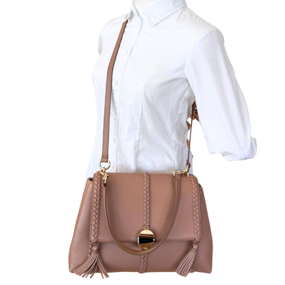 Chloé Penelope Medium Schultertasche Nude / sehr gut Chloé