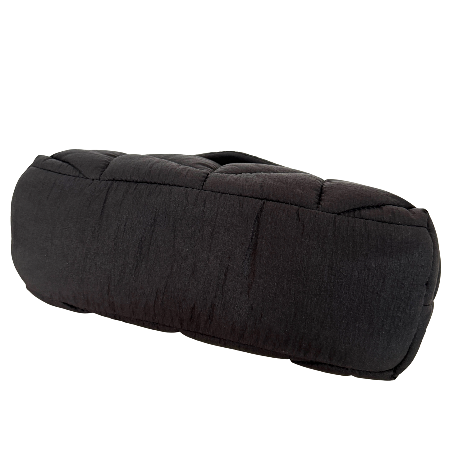 Saint Laurent LouLou Puffer Small Nylon Schultertasche Schwarz / sehr gut
