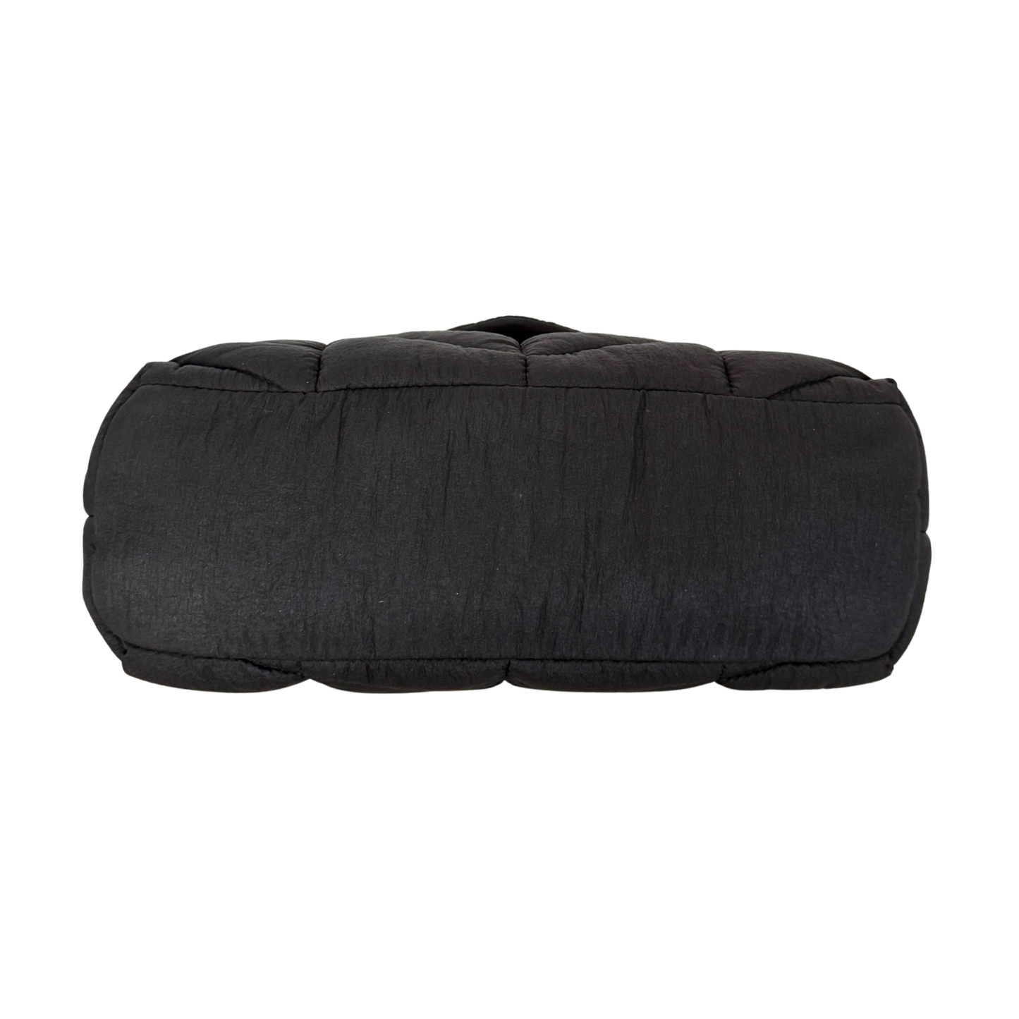 Saint Laurent LouLou Puffer Small Nylon Schultertasche Schwarz / sehr gut