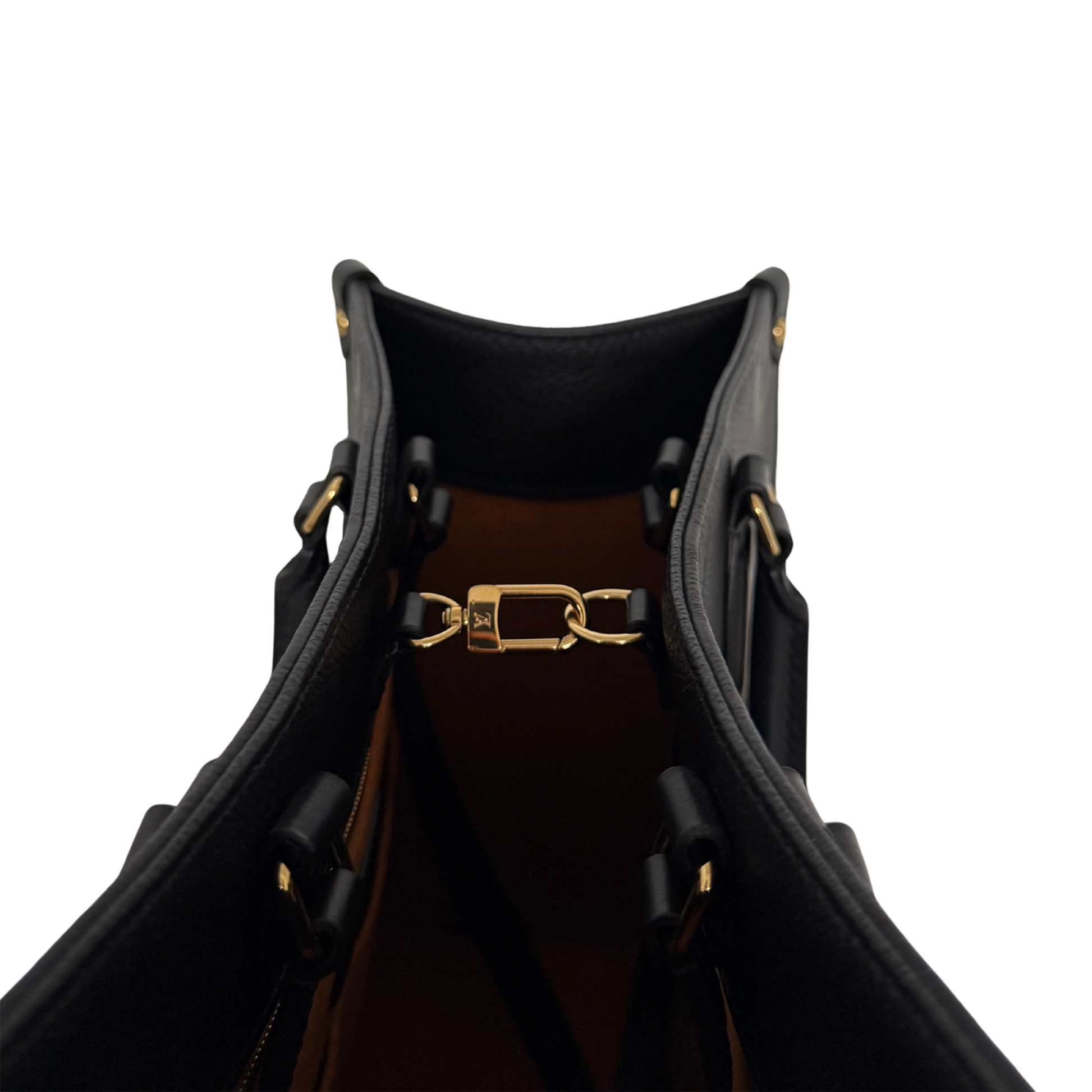Louis Vuitton Onthego in genarbtem Monogram Empreinte MM M45595 Schwarz / neuwertig Louis Vuitton
