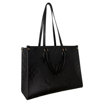 Louis Vuitton Onthego in genarbtem Monogram Empreinte MM M45595 Schwarz / neuwertig Louis Vuitton