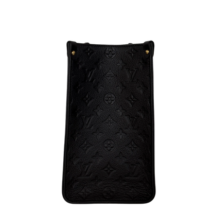 Louis Vuitton Onthego in genarbtem Monogram Empreinte MM M45595 Schwarz / neuwertig Louis Vuitton