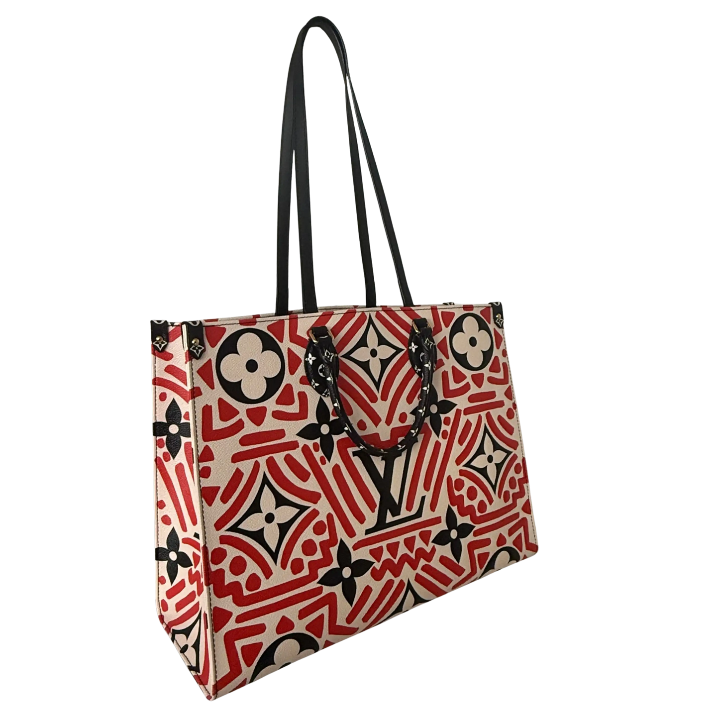 Louis Vuitton Monogram Giant Crafty Onthego GM M45358 Rot / sehr gut Louis Vuitton