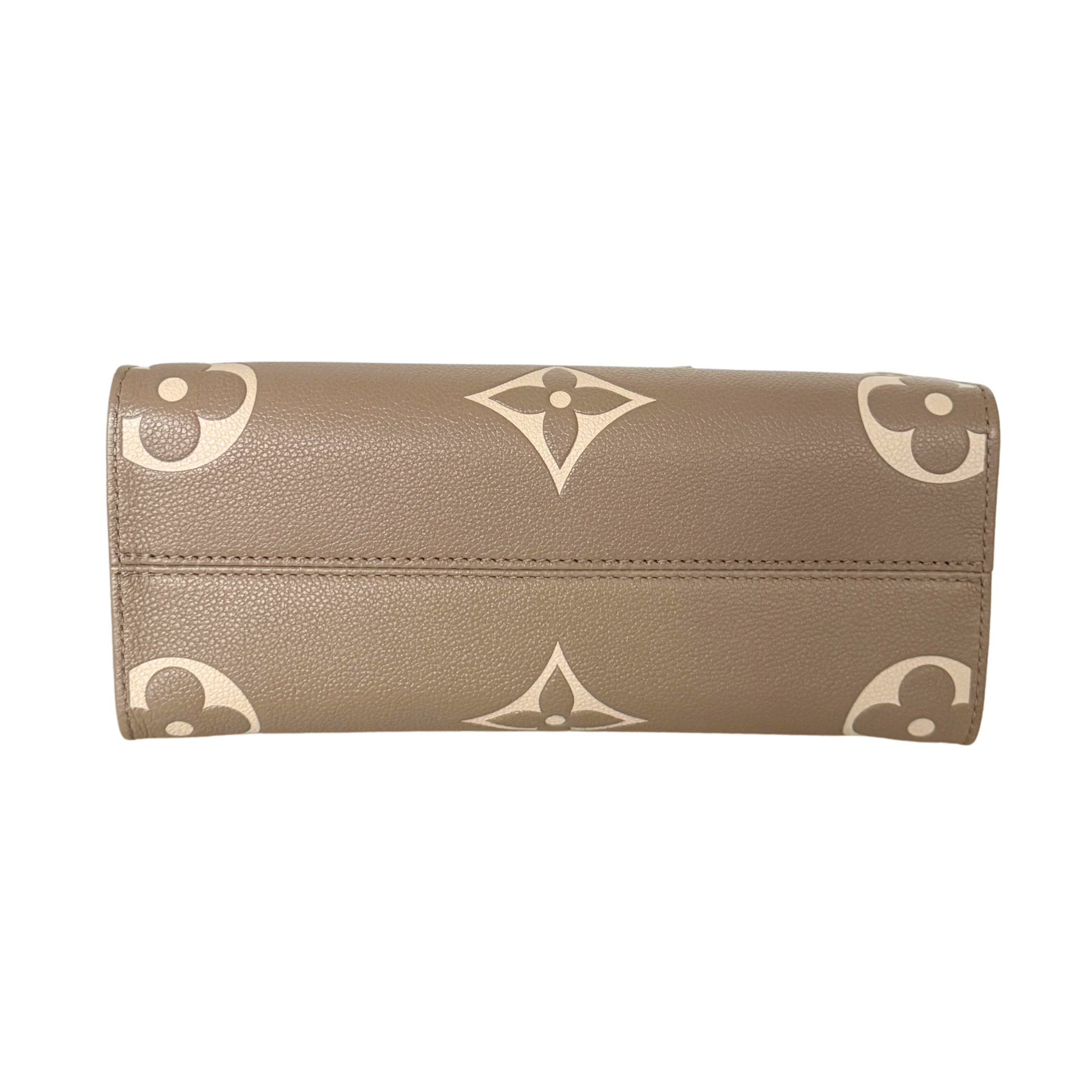 Louis Vuitton OnTheGo PM Monogram Empreinte Tourterelle / Creme / sehr gut Louis Vuitton