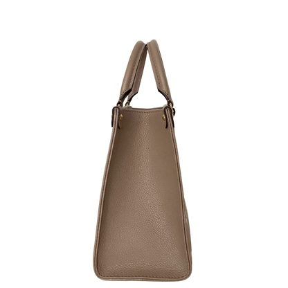 Louis Vuitton OnTheGo PM Monogram Empreinte Tourterelle / Creme / sehr gut Louis Vuitton