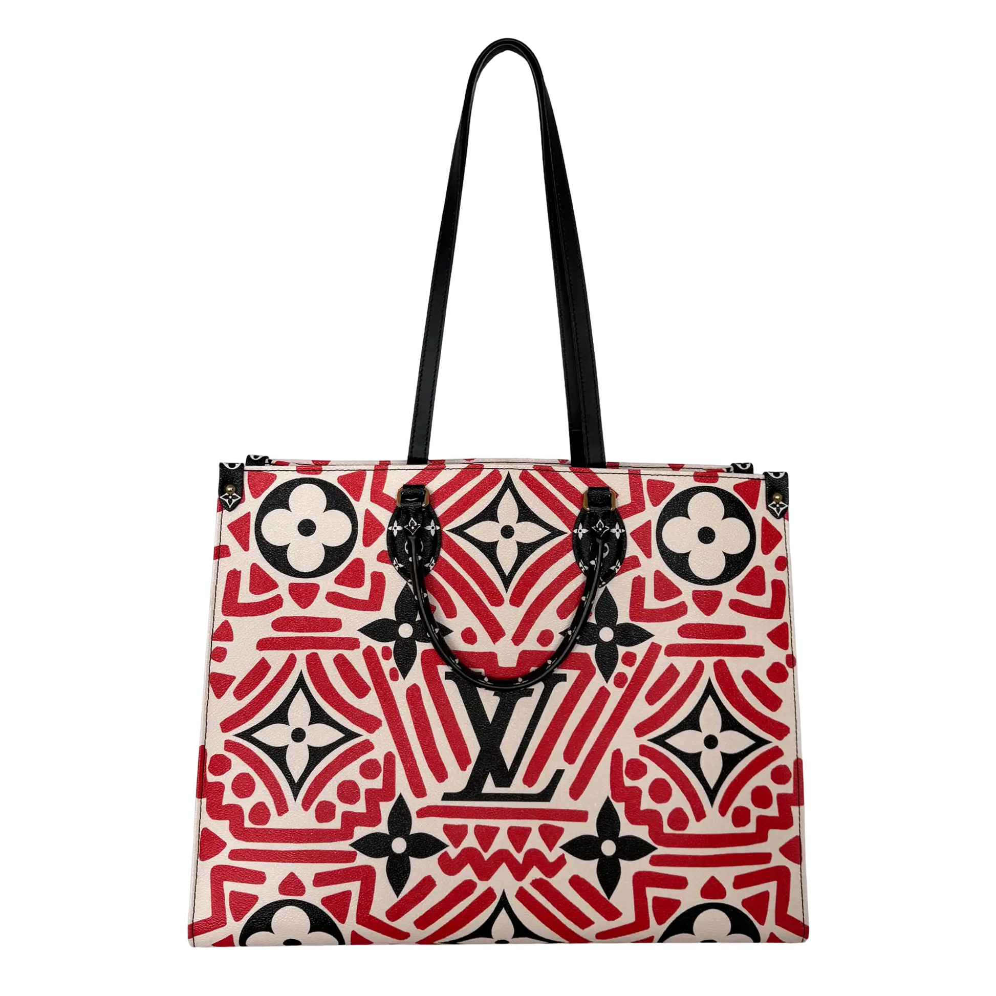 Louis Vuitton Monogram Giant Crafty Onthego GM M45358 Rot / sehr gut Louis Vuitton
