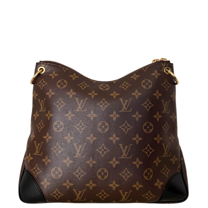 Louis Vuitton Odeon NM MM Monogram Canvas Braun / sehr gut Louis Vuitton