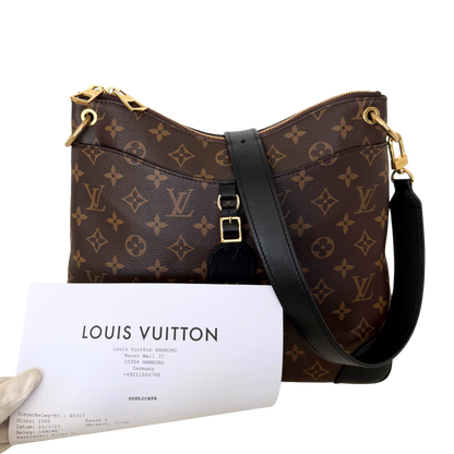 Louis Vuitton Odeon NM MM Monogram Canvas Braun / sehr gut Louis Vuitton