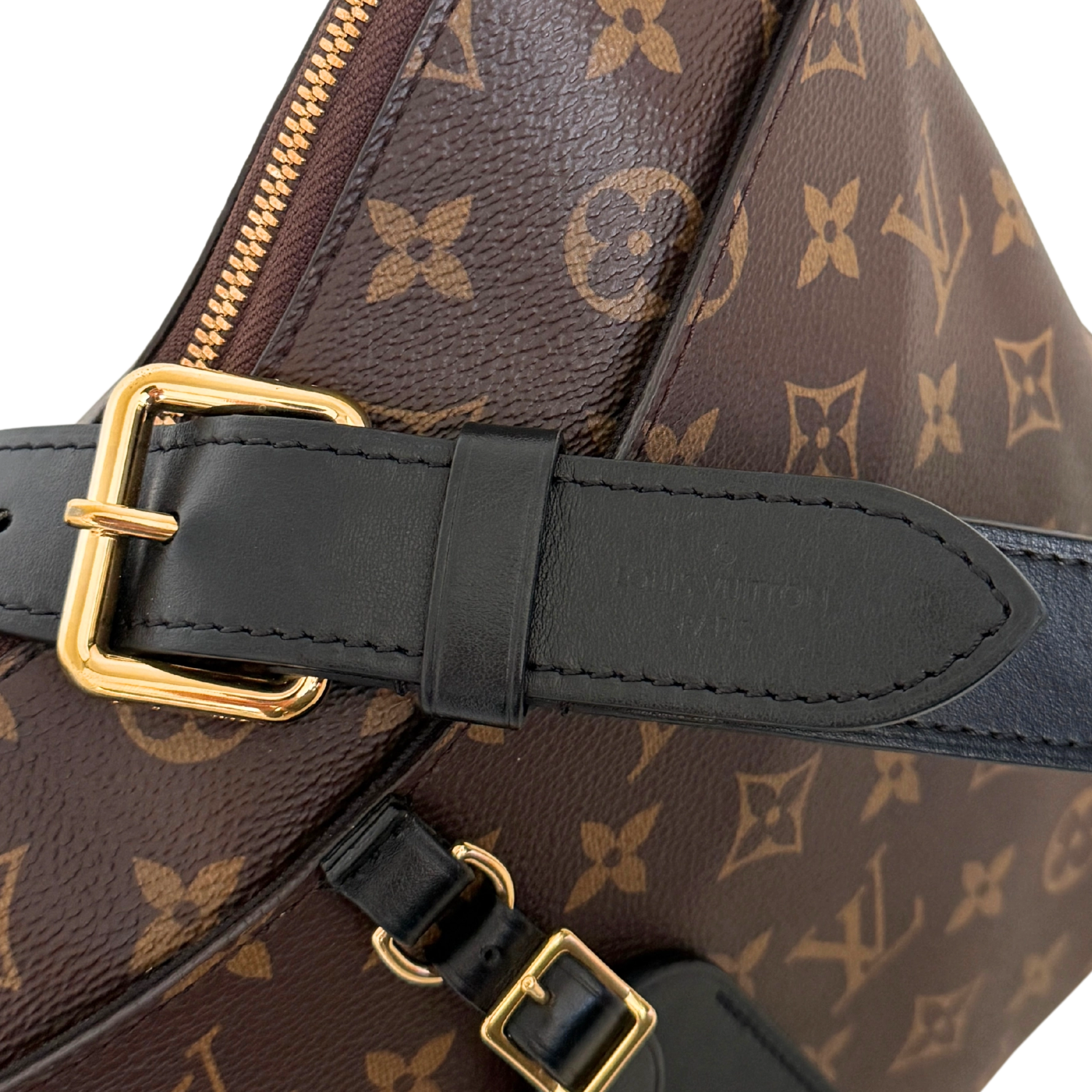 Louis Vuitton Odeon NM MM Monogram Canvas Braun / sehr gut Louis Vuitton