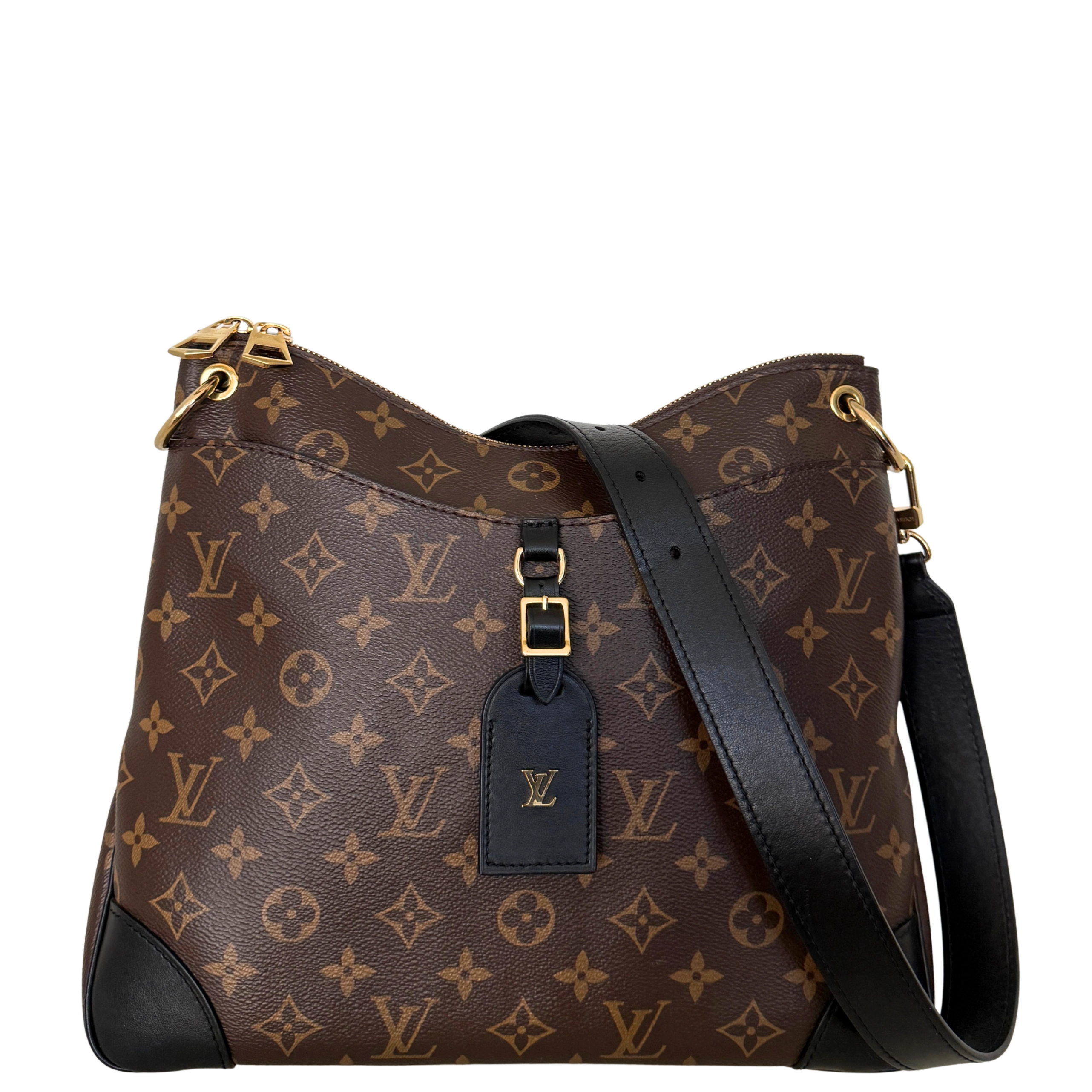 Louis Vuitton Odeon NM MM Monogram Canvas Braun / sehr gut Louis Vuitton