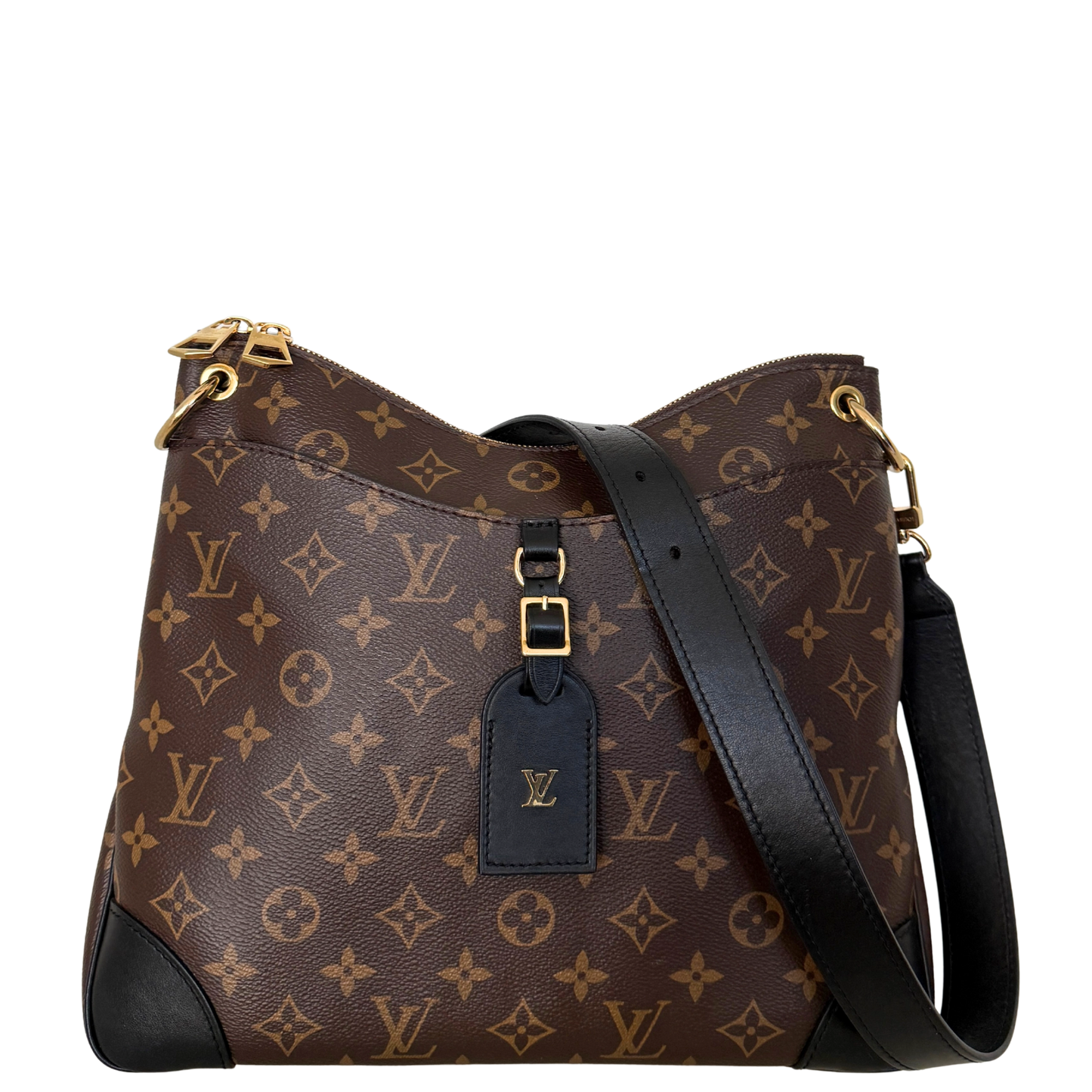 Louis Vuitton Odeon NM MM Monogram Canvas Braun / sehr gut Louis Vuitton
