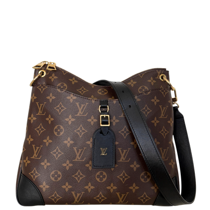Louis Vuitton Odeon NM MM Monogram Canvas Braun / sehr gut Louis Vuitton