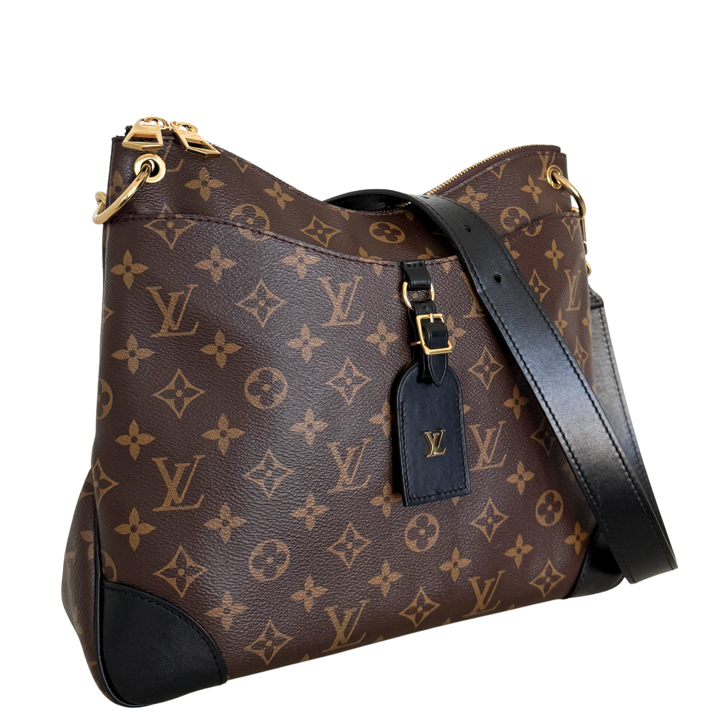Louis Vuitton Odeon NM MM Monogram Canvas Braun / sehr gut Louis Vuitton