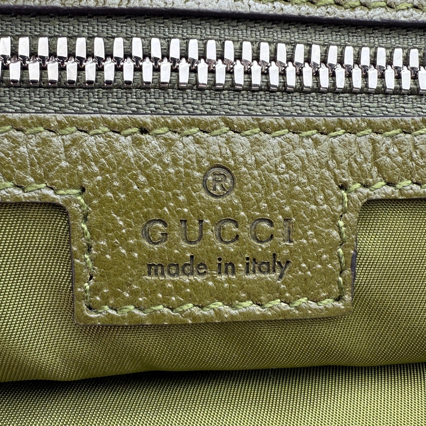 Gucci Off The Grid Tote Bag Grün / sehr gut Gucci