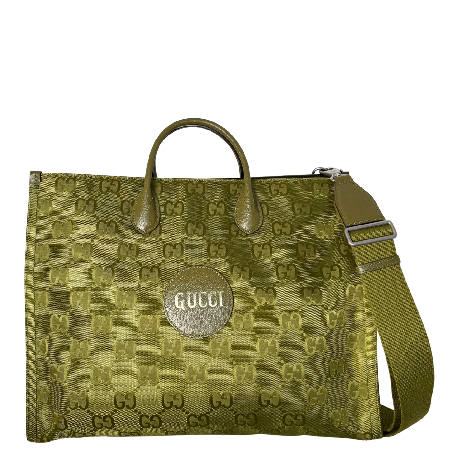 Gucci Off The Grid Tote Bag Grün / sehr gut Gucci
