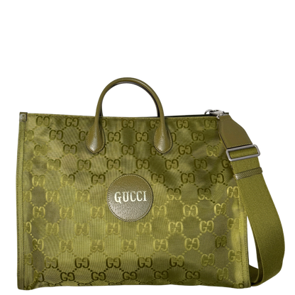 Gucci Off The Grid Tote Bag Grün / sehr gut Gucci