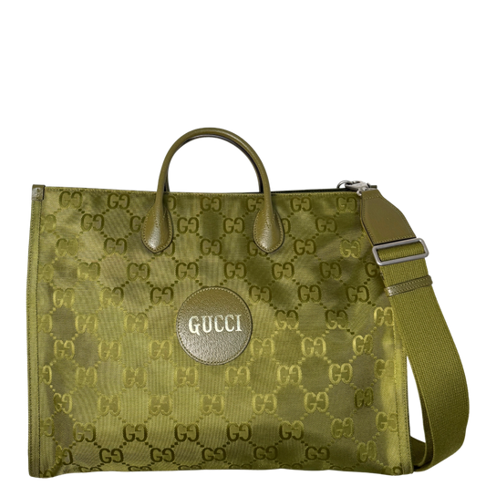 Gucci Off The Grid Tote Bag Grün / sehr gut Gucci