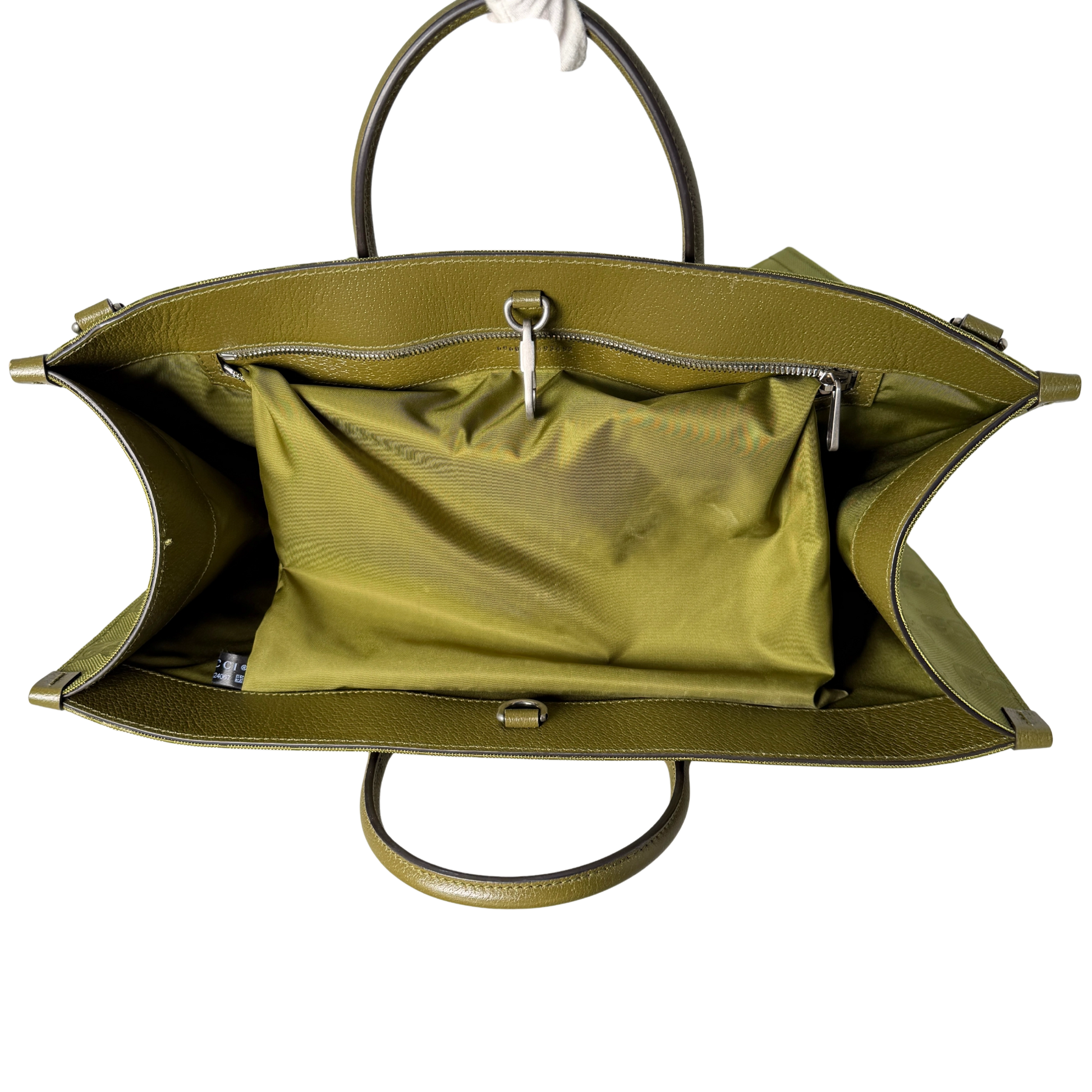 Gucci Off The Grid Tote Bag Grün / sehr gut Gucci