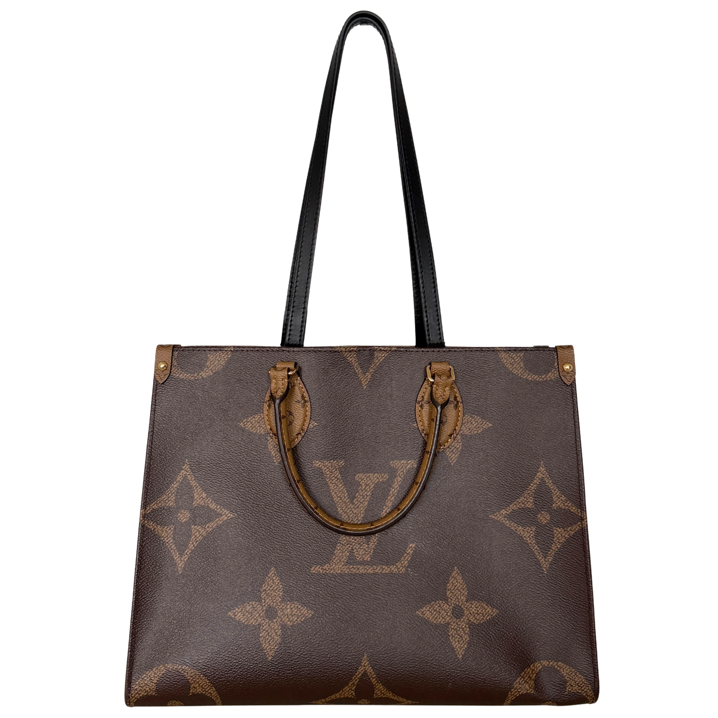 Louis Vuitton Onthego MM Monogram Canvas M45321 Braun / sehr gut Louis Vuitton