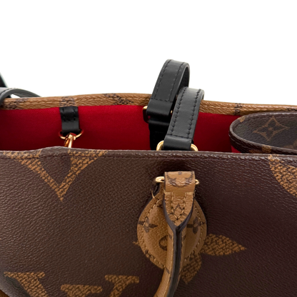 Louis Vuitton Onthego MM Monogram Canvas M45321 Braun / sehr gut Louis Vuitton