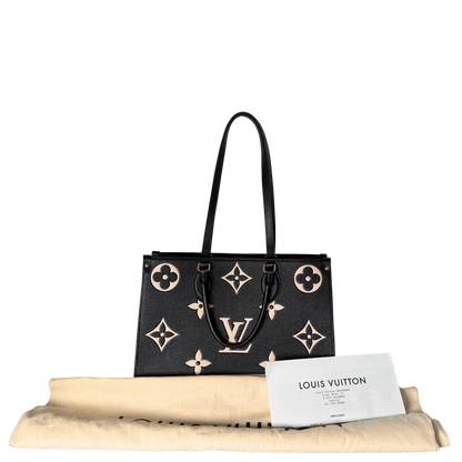 Louis Vuitton Onthego MM Monogram Empreinte Schwarz / neuwertig