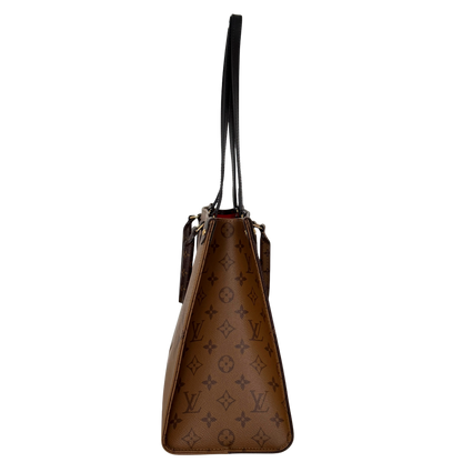 Louis Vuitton Onthego MM Monogram Canvas M45321 Braun / sehr gut Louis Vuitton