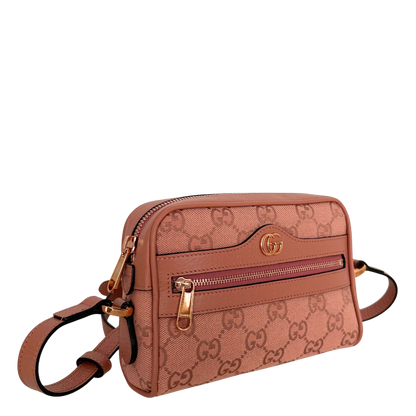 Gucci Ohidia Mini Bag Canvas Pink / neuwertig Gucci