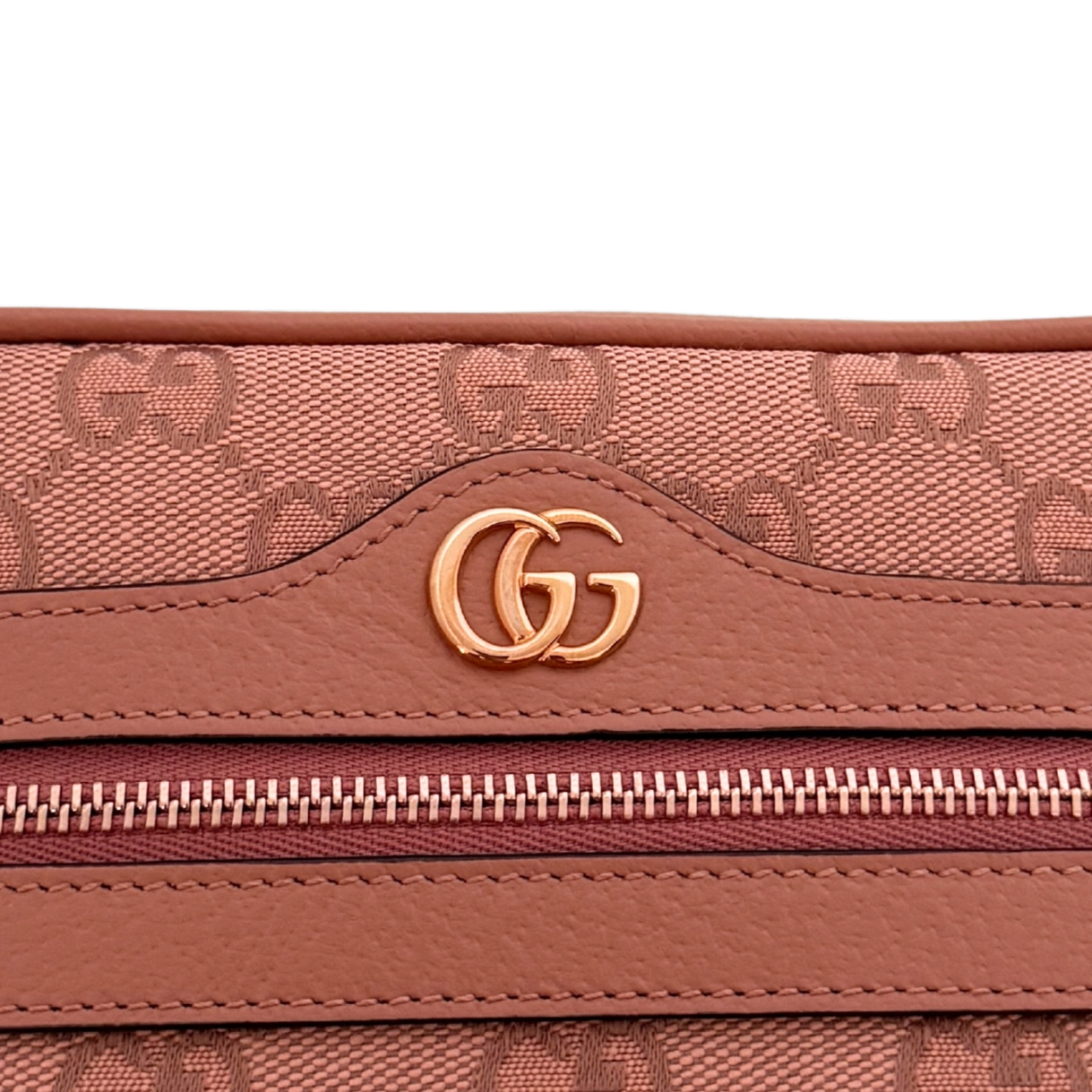 Gucci Ohidia Mini Bag Canvas Pink / neuwertig Gucci