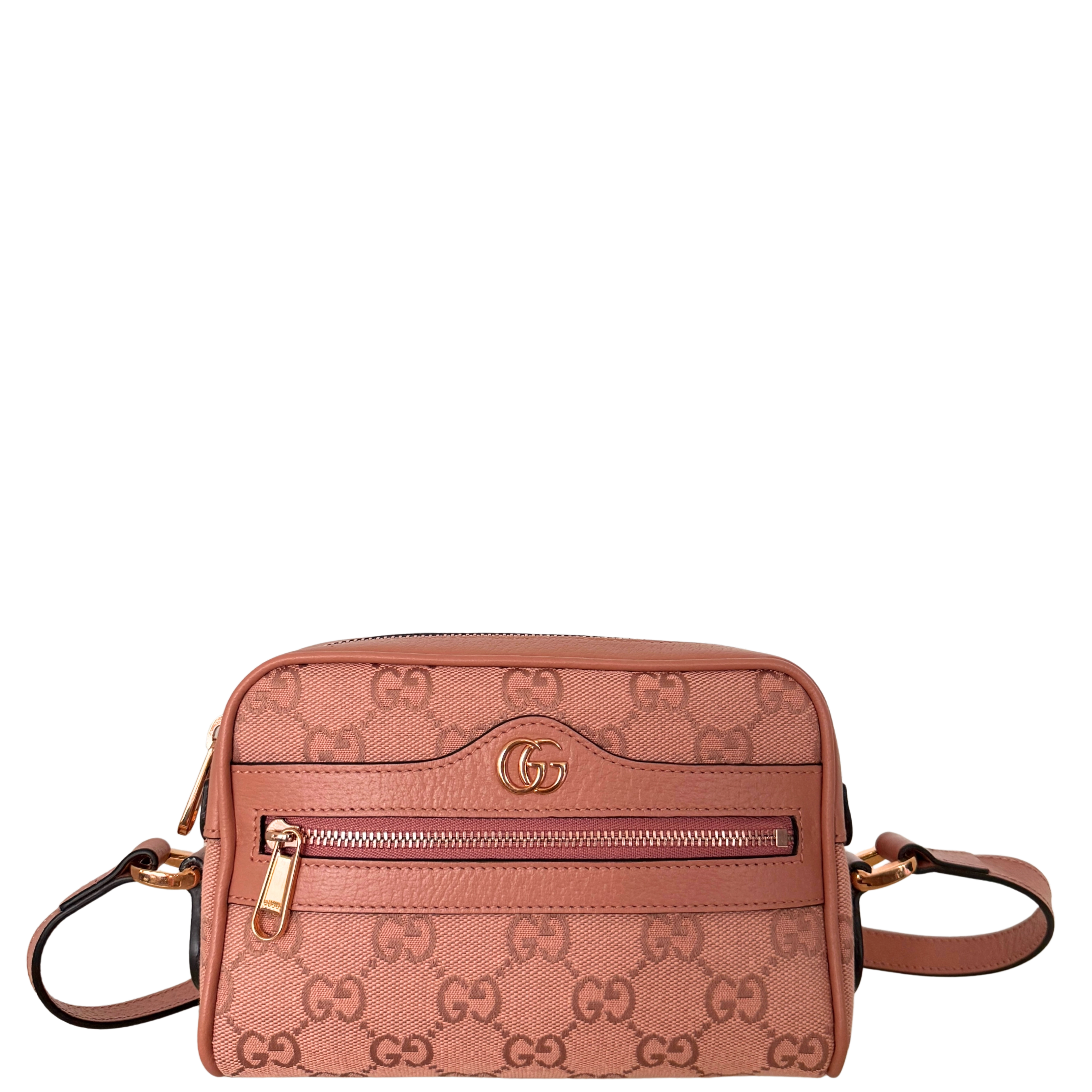 Gucci Ohidia Mini Bag Canvas Pink / neuwertig Gucci