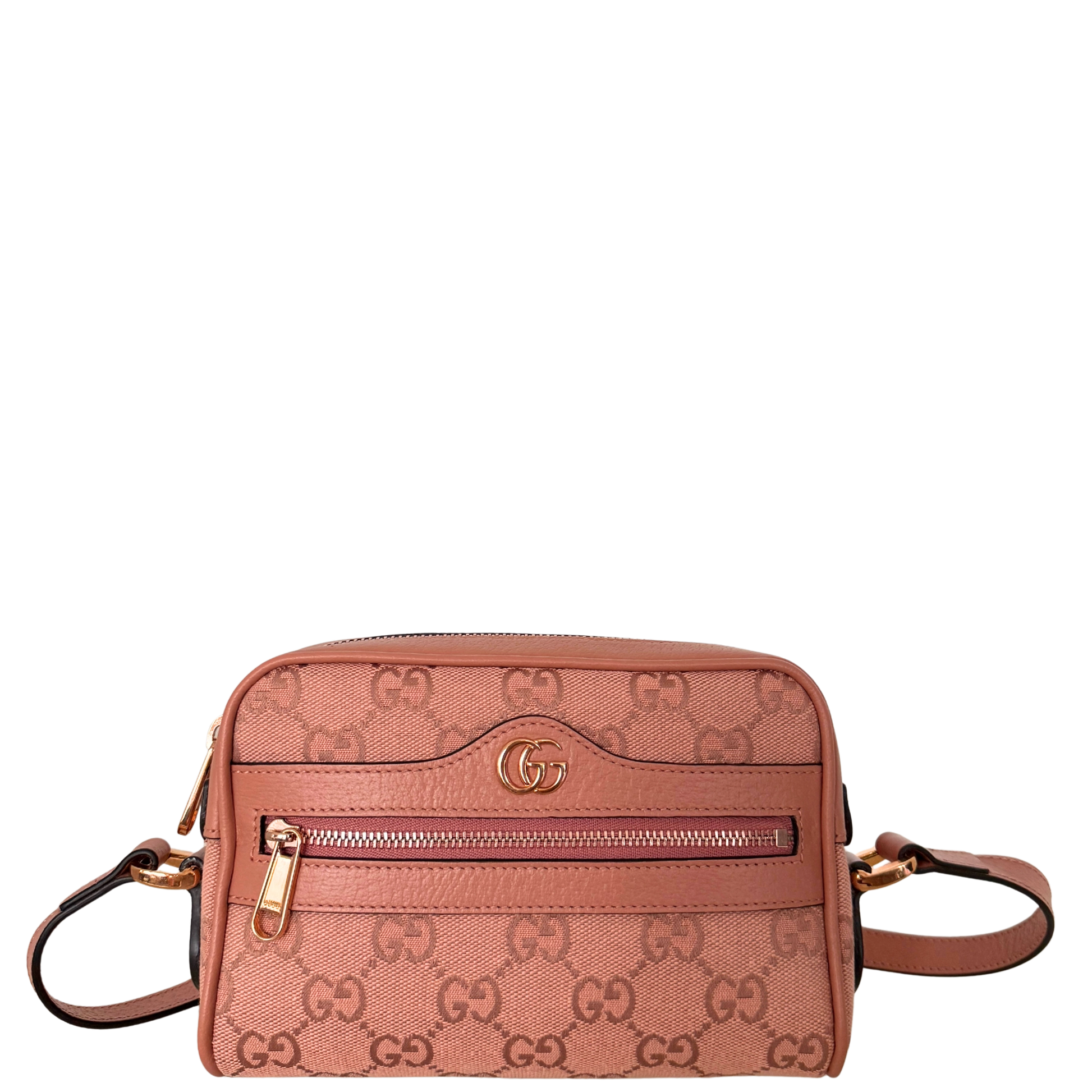 Gucci Ohidia Mini Bag Canvas Pink / neuwertig Gucci
