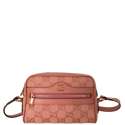 Gucci Ohidia Mini Bag Canvas Pink / neuwertig Gucci