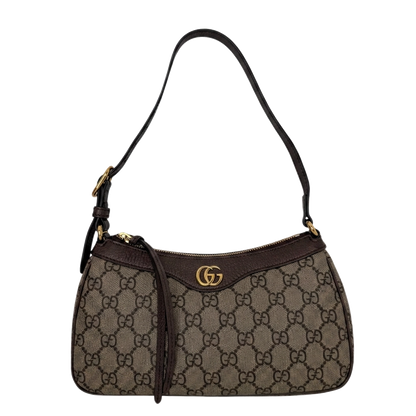 Gucci Ophidia Handtasche Small GG Supreme Beige/Ebenholz Gucci
